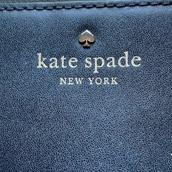 Kate Spade Black leather crossbody purse - Picture 2 of 12